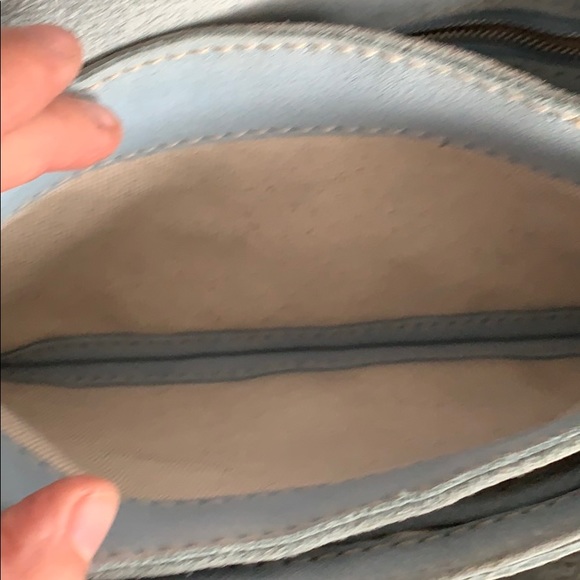 Vintage Michael Kors Blue Suede Clutch – With Dust Bag - Picture 4 of 10